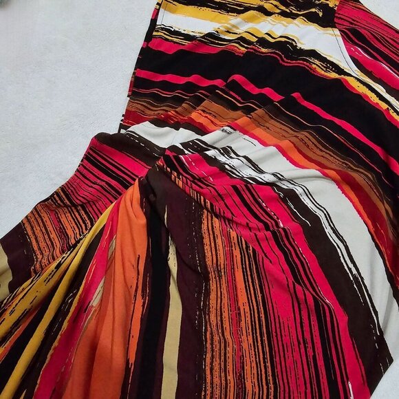 Worthington ✦ Abstract Midi Dress ✦ Sleeveless Asymmetrical Stretch Knit NWT M - Picture 12 of 16